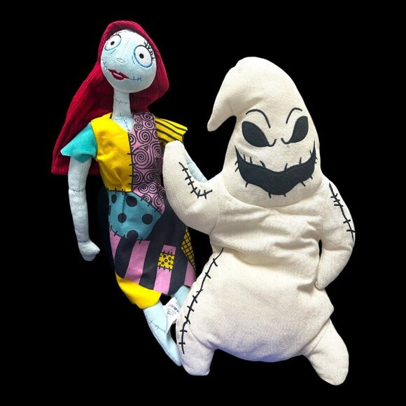 The Nightmare Before Christmas Oogie Boogie Sally Plush Doll Set Disney Dolls - Picture 4 of 4